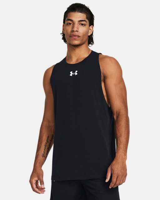 Men's Gym Clothes - Sleeveless in Black for Basketball Men's Gym Clothes - Sleeveless in Black for Basketball
